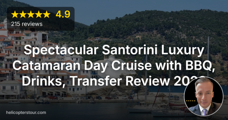 Spectacular Santorini Luxury Catamaran Day Cruise with BBQ, Drinks, Transfer Review 2026