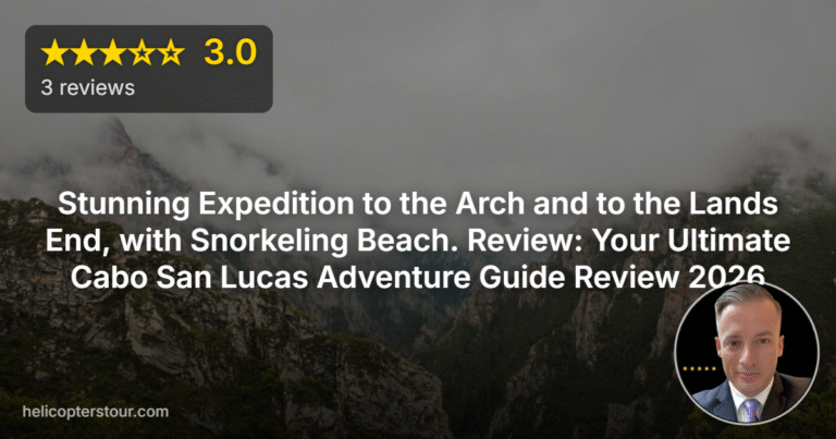 Stunning Expedition to the Arch and to the Lands End, with Snorkeling Beach. Review: Your Ultimate Cabo San Lucas Adventure Guide Review 2026