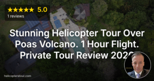 Stunning Helicopter Tour Over Poas Volcano. 1 Hour Flight. Private Tour Review 2026