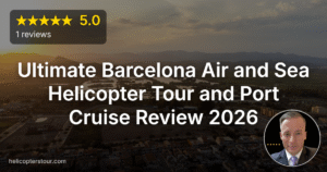 Ultimate Barcelona Air and Sea Helicopter Tour and Port Cruise Review 2026