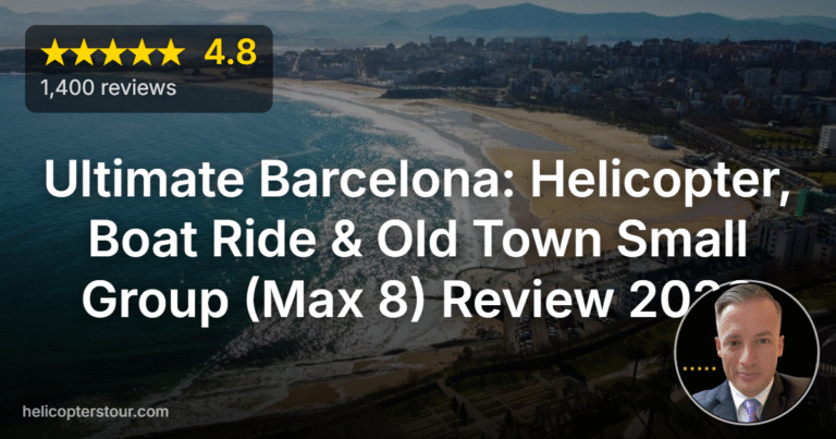 Ultimate Barcelona: Helicopter, Boat Ride & Old Town Small Group (Max 8) Review 2026