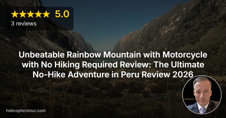 Unbeatable Rainbow Mountain with Motorcycle with No Hiking Required Review: The Ultimate No-Hike Adventure in Peru Review 2026