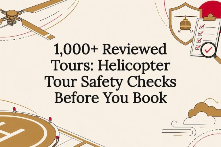 1,000+ Reviewed Tours: Helicopter Tour Safety Checks Before You Book
