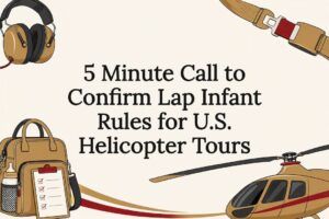5 Minute Call to Confirm Lap Infant Rules for U.S. Helicopter Tours