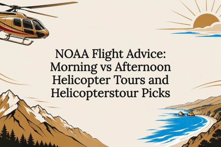 NOAA Flight Advice: Morning vs Afternoon Helicopter Tours and Helicopterstour Picks