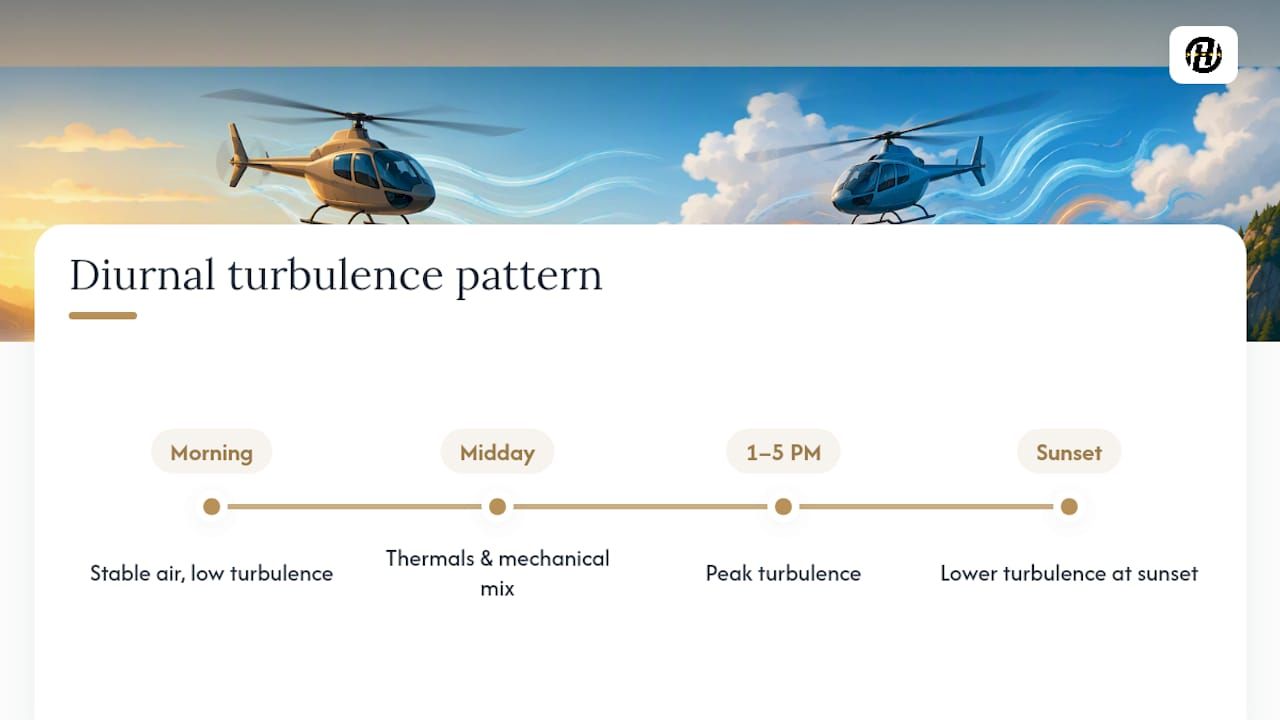 Why Morning Helicopter Flights Are Usually Smoother — overview diagram