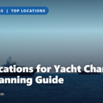 Luxury yachts sailing off the coast of Croatia, a classic setting among the best locations for yacht charters
